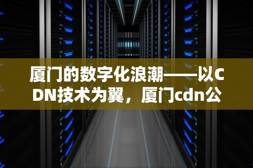 厦门的数字化浪潮——以CDN技术为翼，厦门cdn公司