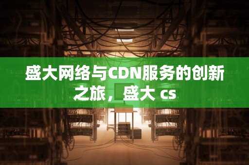 盛大网络与CDN服务的创新之旅，盛大 cs