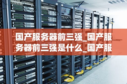 国产服务器前三强_国产服务器前三强是什么_国产服务器前三强：深度解析与展望