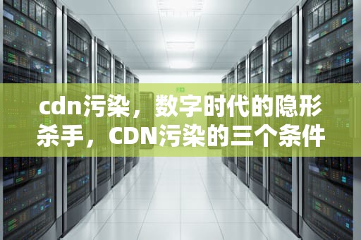 cdn污染，数字时代的隐形杀手，CDN污染的三个条件