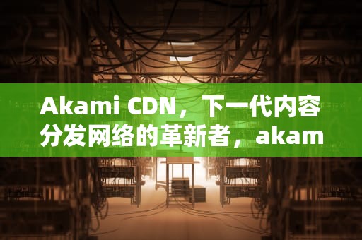 Akami CDN，下一代内容分发网络的革新者，akamicdn价格