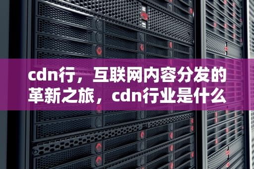 cdn行，互联网内容分发的革新之旅，cdn行业是什么意思
