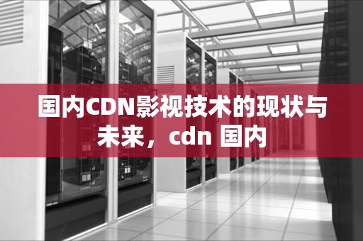 国内CDN影视技术的现状与未来，cdn 国内