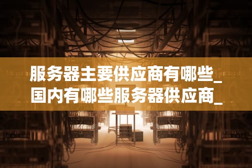 服务器主要供应商有哪些_国内有哪些服务器供应商_全球服务器主要供应商及其市场分析