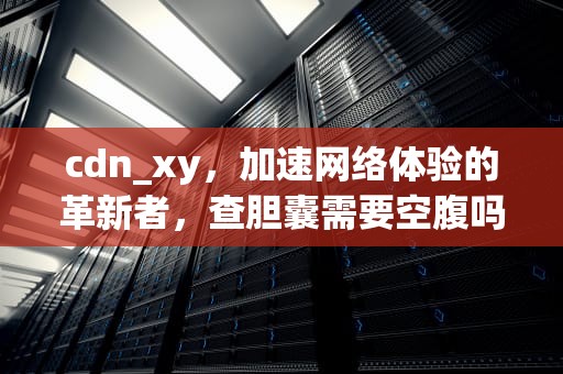 cdn_xy，加速网络体验的革新者，查胆囊需要空腹吗