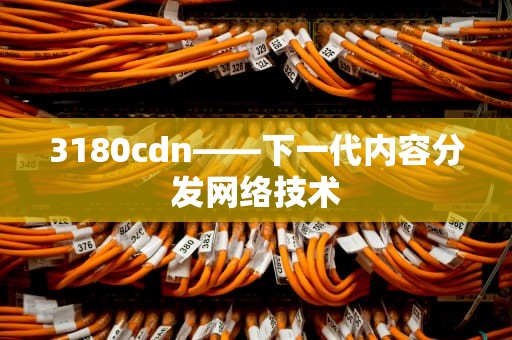 3180cdn——下一代内容分发网络技术