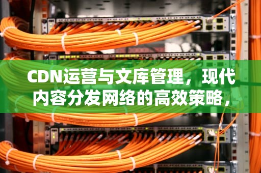 CDN运营与文库管理，现代内容分发网络的高效策略，cdn产品运营