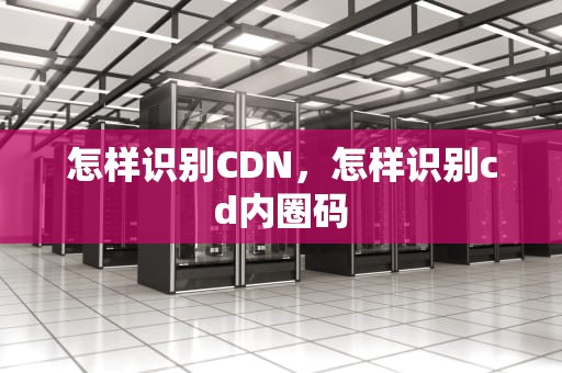 怎样识别CDN，怎样识别cd内圈码