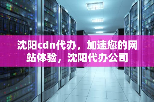 沈阳cdn代办，加速您的网站体验，沈阳代办公司