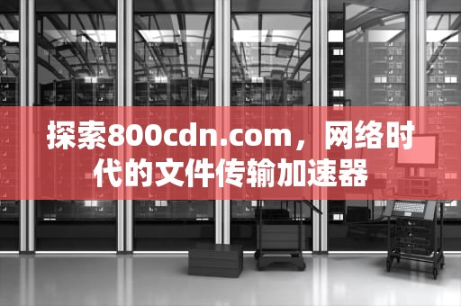探索800cdn.com，网络时代的文件传输加速器
