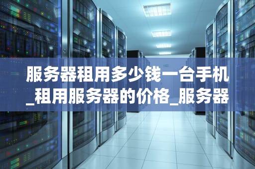 服务器租用多少钱一台手机_租用服务器的价格_服务器租用多少钱一台手机？