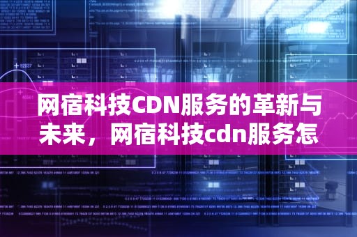网宿科技CDN服务的革新与未来，网宿科技cdn服务怎么样