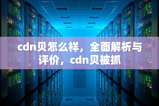 cdn贝怎么样，全面解析与评价，cdn贝被抓