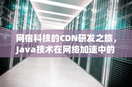 网宿科技的CDN研发之旅，Java技术在网络加速中的应用，网宿科技cdn的发展前景