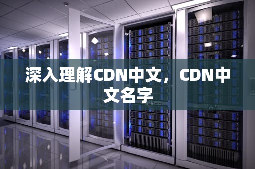 深入理解CDN中文，CDN中文名字