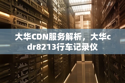 大华CDN服务解析，大华cdr8213行车记录仪