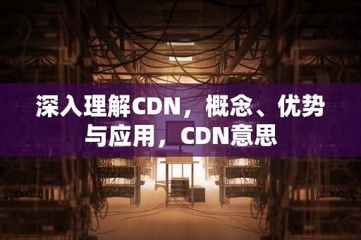 深入理解CDN，概念、优势与应用，CDN意思