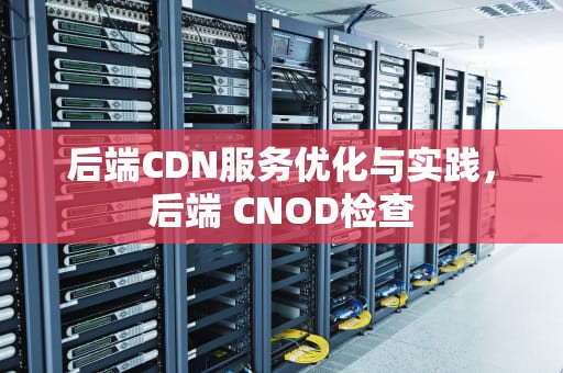 后端CDN服务优化与实践，后端 CNOD检查
