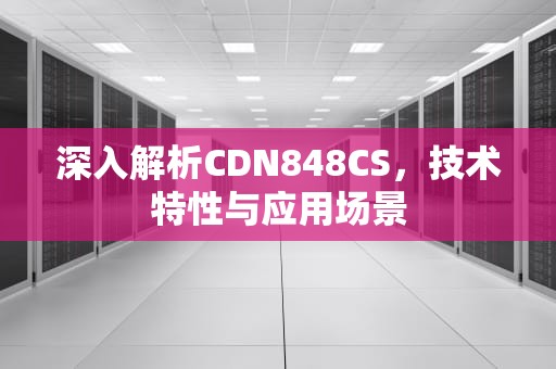 深入解析CDN848CS，技术特性与应用场景