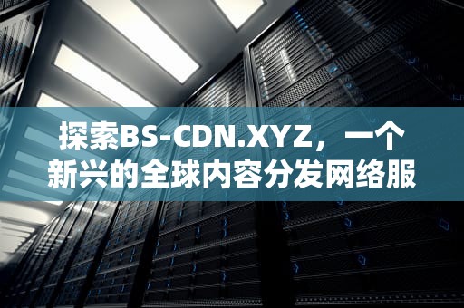 探索BS-CDN.XYZ，一个新兴的全球内容分发网络服务