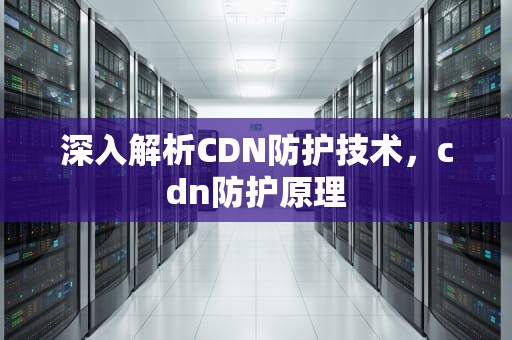 深入解析CDN防护技术，cdn防护原理