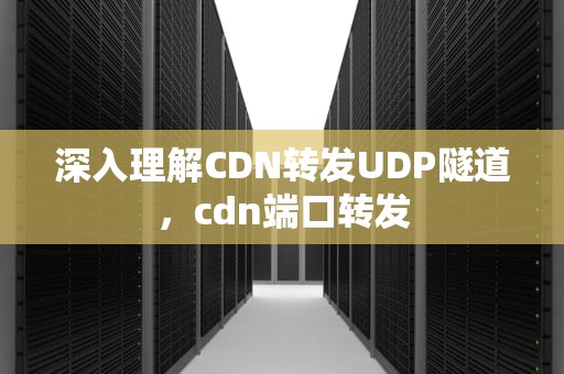 深入理解CDN转发UDP隧道，cdn端口转发