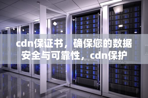 cdn保证书，确保您的数据安全与可靠性，cdn保护