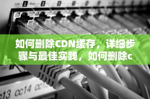 如何删除CDN缓存，详细步骤与最佳实践，如何删除cdn缓存数据