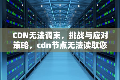 CDN无法调束，挑战与应对策略，cdn节点无法读取您网站数据