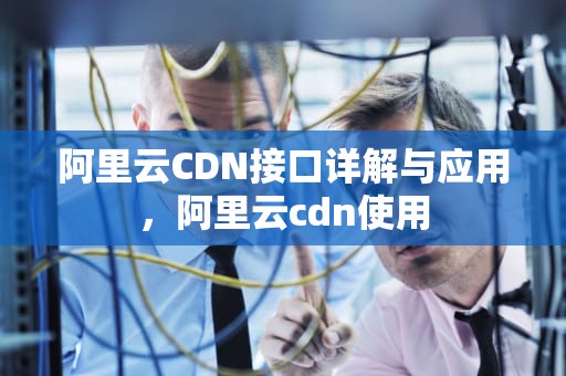 阿里云CDN接口详解与应用，阿里云cdn使用