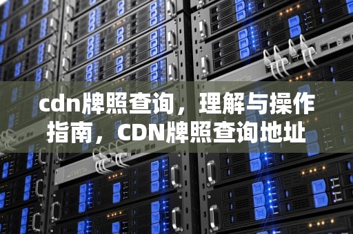 cdn牌照查询，理解与操作指南，CDN牌照查询地址
