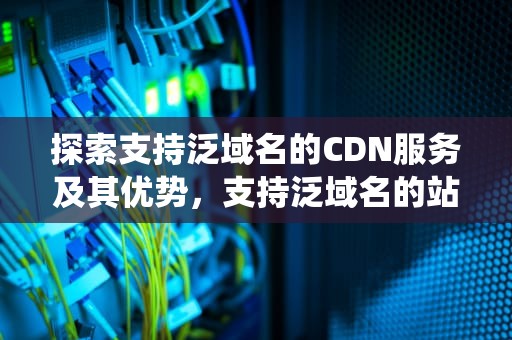 探索支持泛域名的CDN服务及其优势，支持泛域名的站群系统