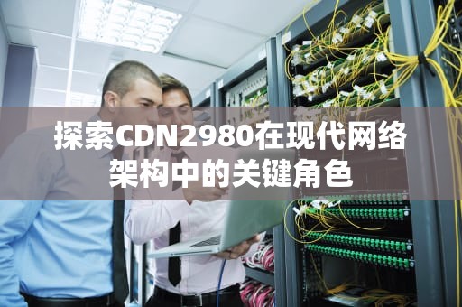 探索CDN2980在现代网络架构中的关键角色