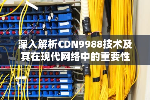 深入解析CDN9988技术及其在现代网络中的重要性