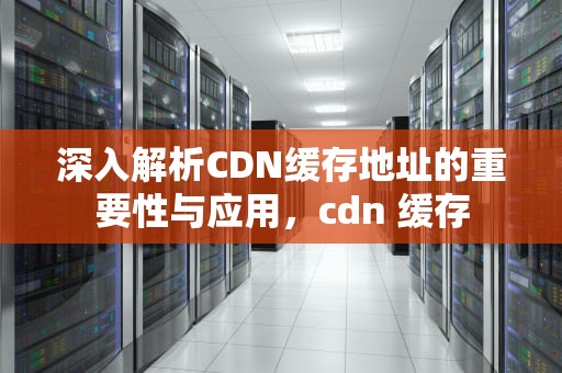 深入解析CDN缓存地址的重要性与应用，cdn 缓存