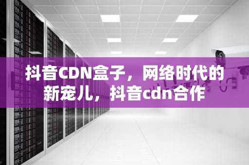 抖音CDN盒子，网络时代的新宠儿，抖音cdn合作