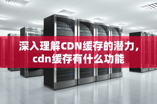 深入理解CDN缓存的潜力，cdn缓存有什么功能