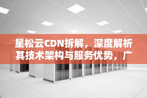星松云CDN拆解，深度解析其技术架构与服务优势，广东星松电器有限公司
