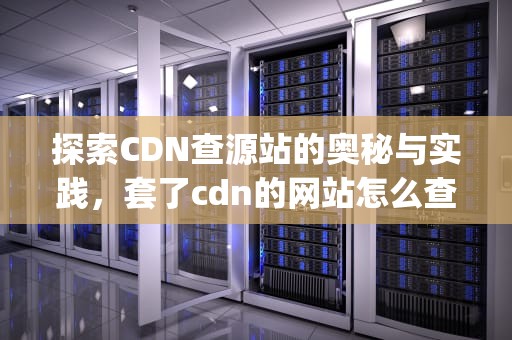 探索CDN查源站的奥秘与实践，套了cdn的网站怎么查源ip