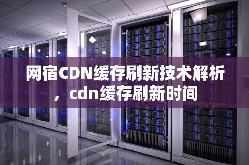 网宿CDN缓存刷新技术解析，cdn缓存刷新时间