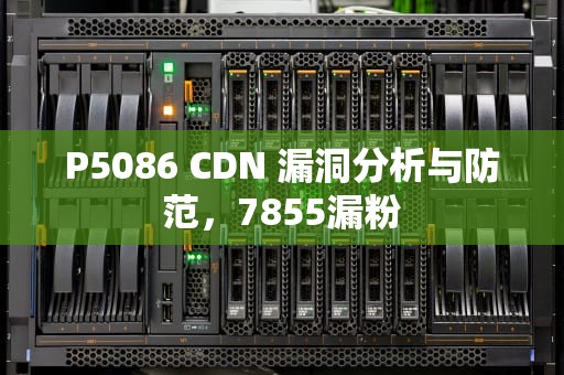 P5086 CDN 漏洞分析与防范，7855漏粉