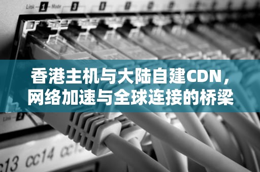 香港主机与大陆自建CDN，网络加速与全球连接的桥梁，香港的服务器做cdn