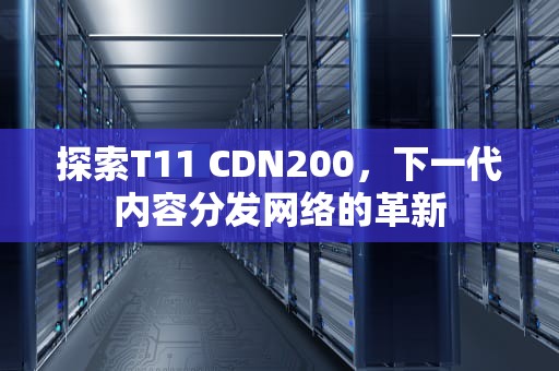 探索T11 CDN200，下一代内容分发网络的革新