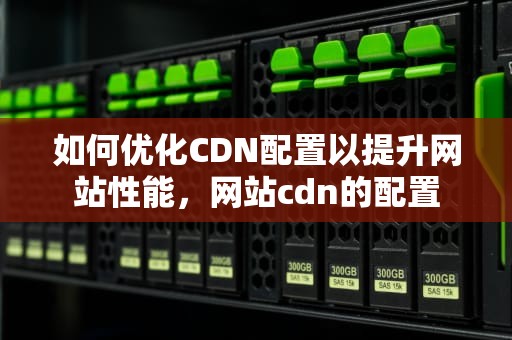 如何优化CDN配置以提升网站性能，网站cdn的配置