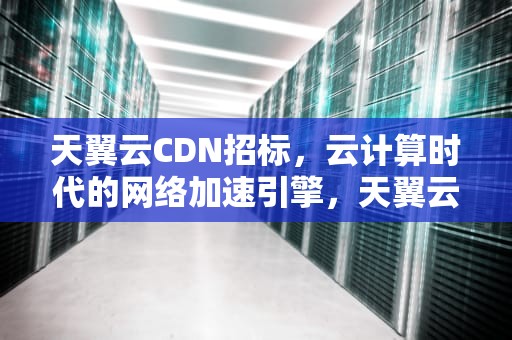 天翼云CDN招标，云计算时代的网络加速引擎，天翼云 公司