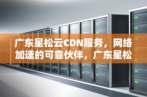 广东星松云CDN服务，网络加速的可靠伙伴，广东星松电器有限公司
