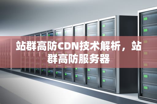 站群高防CDN技术解析，站群高防服务器