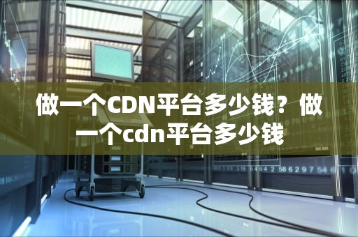 做一个CDN平台多少钱？做一个cdn平台多少钱