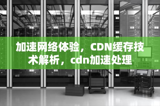 加速网络体验，CDN缓存技术解析，cdn加速处理