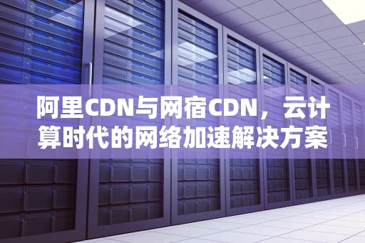 阿里CDN与网宿CDN，云计算时代的网络加速解决方案，阿里云和网宿cdn
